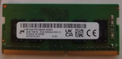 4GB Memory HP business notebooks 255 G8 340s G7 - Image 1 of 2