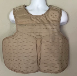 SAFARILAND V1 Tactical Armor Plate Carrier Side Open XL Tan Laser Cut Webless - Picture 1 of 14