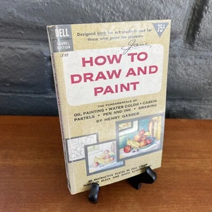 HOW TO DRAW AND PAINT HENRY GASSER  DELL Vintage Book 1959 1st Dell Printing - Picture 1 of 6