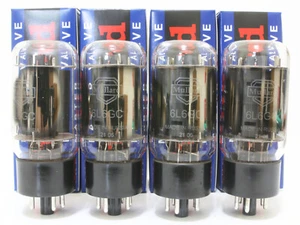 (Elegant edition) Platinum Factory Match QUAD MULLARD 6L6GC Vacuum Tube - Picture 1 of 1