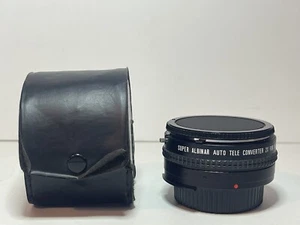 Excellent Super Albinar Auto Tele Converter 2X For Nikon-AI  with Caps and Case - Picture 1 of 4
