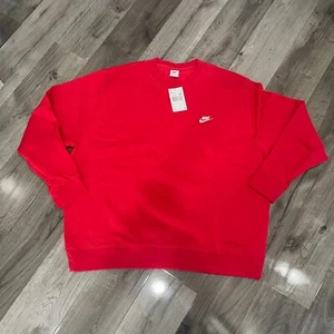 Nike Men's Jumper Sweatshirt Red (XXXL) 3XL - Brand new! - Picture 1 of 8