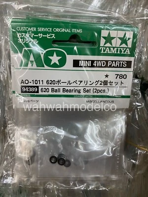 Tamiya 94389 Mini 4WD Model Racing AO-1011 620 Ball Bearing Set (2pcs) - Image 1 of 2