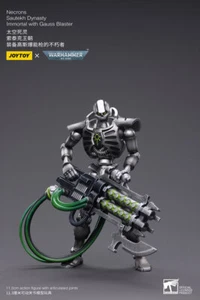 Figura Blaster JOYTOY WARHAMMER Necrones Dinastía Sautekh Inmortal con Gauss 1/18 - Imagen 1 de 13