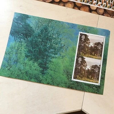 GB Stamps Mint Treasury of Trees DX26 Prestige booklet  2000 pane 1 2159a WCP - Image 1 of 2