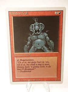MTG - 3rd Edition - Revised - Uthden Troll - Uncommon - LP+ NM - Picture 1 of 2
