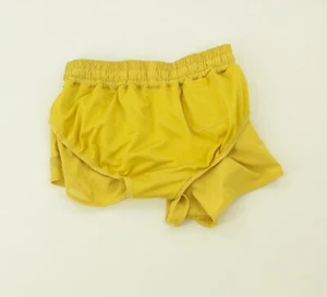 Pantalones Cortos Lululemon Mujer 4 Amarillo Mostaza Fitness Yoga Gimnasio Correr - Imagen 1 de 6