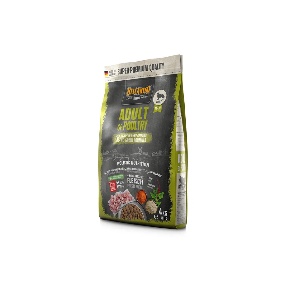 4 kg Belcando Adult GF Poultry Trockenfutter Hundefutter Getreidefrei Geflügel - Bild 1 von 1