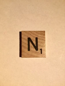 Scrabble Tile Replacement Letter N - Bild 1 von 3