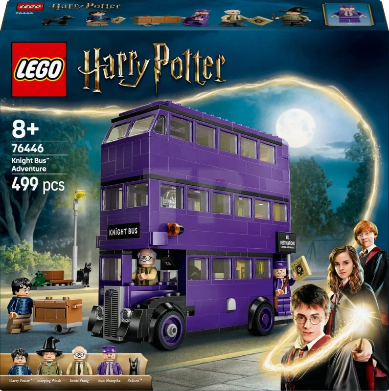 LEGO Harry Potter Knight Bus Adventure 76446 Building Toy Set with 5 Minifigures - Image 1 of 1