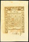 Rhode Island Colonial Currency May 1786 1s - Stunning Choice Crisp New