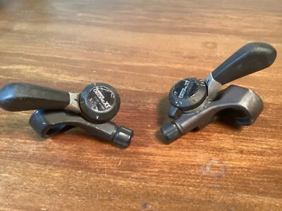 Shimano Deore XT Mountain Bike Flat Bar Shifters SL-M730 Thumb Friction 6 Speed  - Image 1 of 4