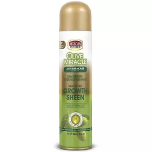 African Pride Olive Miracle Anti-Breakage Formula - Growth Sheen - 8 oz (226 g) - Picture 1 of 5