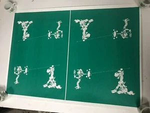 RARE poster affiche Tirage d'imprimerie Lucky Luke Morris - Bild 1 von 4