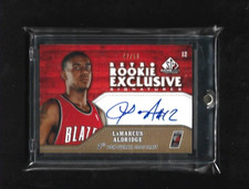 LaMarcus Aldridge '09-10 SP Game Used RETRO ROOKIE EXCLUSIVES Auto #/50 SUPER SP