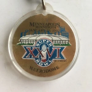Super Bowl XXVI Keychain - Picture 1 of 4