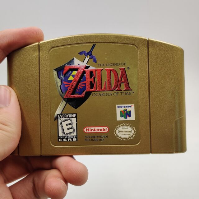 Ocarina of Time Gold CartsHow Common is v1.0? : r/n64