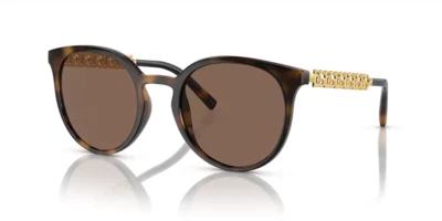 Gafas de sol Dolce & Gabbana para mujer DG6189U 502/73 marco tortuga con lente marrón Foto 1 de 4