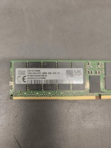 16pcs of SK HYNIX 128GB (1X128GB) 2S2RX4 PC5-5600B RDIMM MEMORY HMCT04AGERA199N - Picture 1 of 1