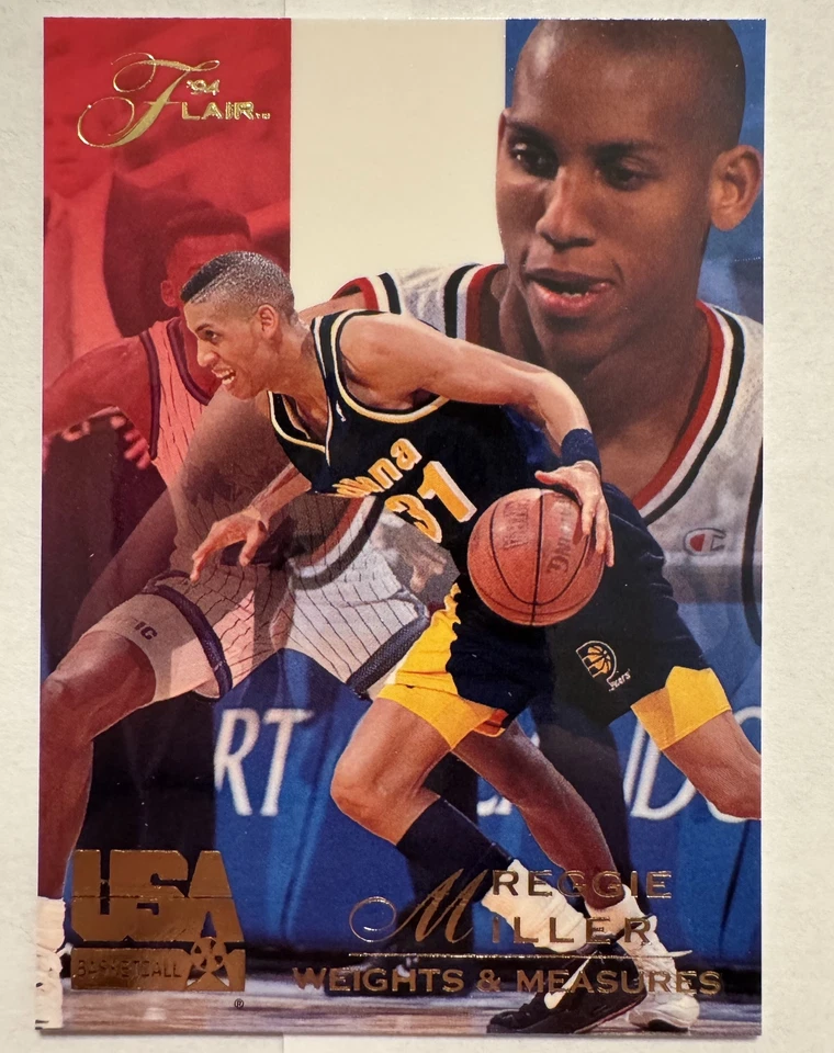 1994 Flair USA Basketball #62 Reggie Miller - Image 1 of 1