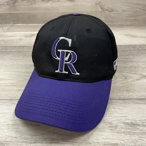Vintage Authentic Outdoor Cap Colorado Rockies MLB Side Logo Snapback Hat - Picture 1 of 7