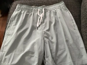 Pantalones cortos Coastal Swell forrados verdes para hombre, talla M - Imagen 1 de 5