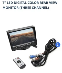 RVS 7" Backup Camera System for RV/Truck/Bus Waterproof Camera with Night Vision - Picture 1 of 9