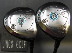 Set of 2 Bridgestone Tourstage ViQ 18° 4 & 24° 7 Woods Ladies Graphite Shaft - Picture 1 of 6
