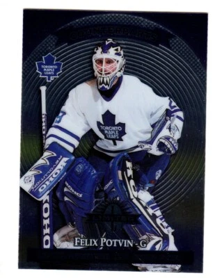 Felix Potvin TORONTO MAPLE LEAFS 1997-98 Donruss Limited #57 Damian Rhodes SENS - Image 1 of 2