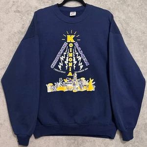 Vtg 90s JERZEES Crewneck Sweatshirt Size XL Made In USA CHRISTLICHE DAMEN KOINON - Picture 1 of 6