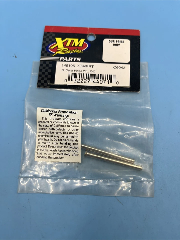 XTM 149105 Rr Outer Hinge Pin X-C B13 - Image 1 of 1