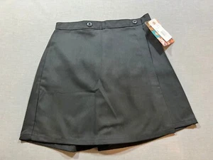 Dickies Skort Girls 12 1/2 Black Skort Button Pencil Uniform Kids. - Picture 1 of 8