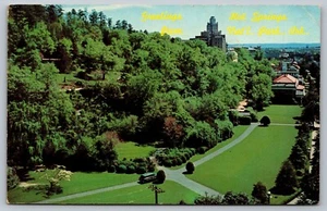 Greetings From Hot Springs National Park Arkansas Mountain Aerial Postcard D32 - Picture 1 of 2