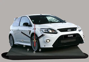 AUTO MINIATURA, FORD FOCUS RS BIANCO- 01, AUTO IN OROLOGIO MINIATURA - Foto 1 di 1