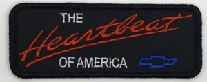 Chevrolet Chevy Heartbeat of America Vintage Stil Retro Patch Eisen Nähen Kappe Mütze - Bild 1 von 1