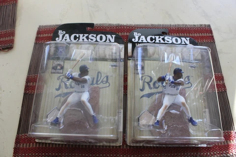 BO JACKSON, COOPERSTOWN 6, MLB, DEBUT MCFARLANE, K C ROYAS (SOLD INDIVIDUALLY) Cover