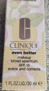 Clinique Even Better Makeup SPF 15 1 fl oz Chai WN 94 (M) NIB - Picture 1 of 2