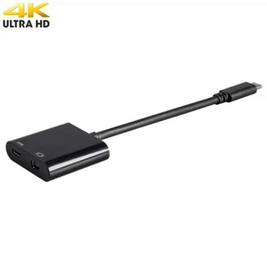 USB-C to Mini Display Port & USB Type C PD 60W Adapter Converter Cable MacBook - Picture 1 of 4