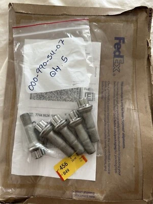 5 зажимных болтов гайки 0009905407 для Mercedes Benz ML550 S500 GLK350 S550 CL500 - Изображение 1 из 2