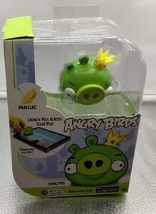 Figura de aptividad de cerdo Magic King juguete interactivo Angry Birds Mattel 2012 nuevo T20 - Imagen 1 de 2