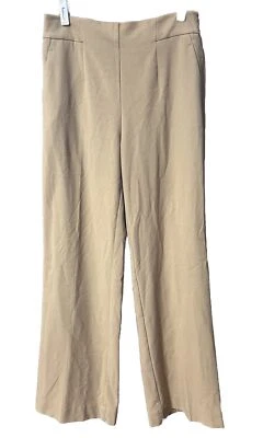 Jennifer Lopez Pants Women's Size 6 Tan Wide leg Flared Boho Trouser Pants - Image 1 of 4