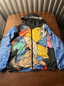 Chaqueta cortavientos con capucha Nickelodeon X SOLO MIEMBROS talla XL - Imagen 1 de 12