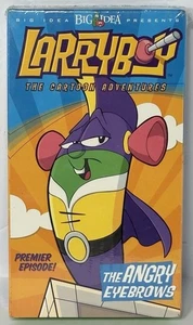 Veggie Tails Larryboy The Cartoon Adventures Premier The Angry Eyebrows VHS New - Picture 1 of 6