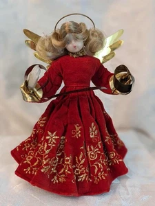 Vintage 1960 ? 70er Jahre "PAULINE LEIDEL SPREEN" WACHS WEIHNACHTSENGEL.DEUTSCHLAND.8"H.VG.ZUSTAND - Bild 1 von 23