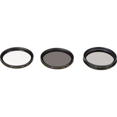 Vivitar 37mm Filter Kit - Ultraviolet, Polarizer, Neutral Density Filter - Image 1 of 2