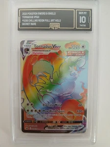 * GMA 10 * TORNADUS VMAX RAINBOW * 209 CHILLING REIGN SWORD & SHIELD * POKEMON * - Picture 1 of 2