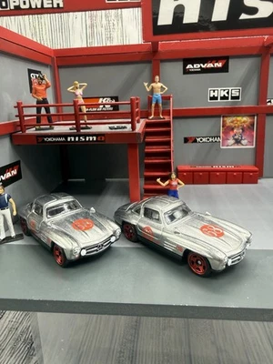 2025 Hot Wheels Replay the Classics 80 Years Mercedes Benz 300 SL Loose Lot Of 2 - Image 1 of 4