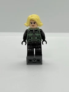 LEGO Super Heroes Black Widow Minifigure Black Jumpsuit Avengers 76101 sh494 - Picture 1 of 1
