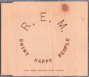 R.E.M. SHINY HAPPY PEOPLE CD 3 track CD single. Insert has small stain on inside - Bild 1 von 2