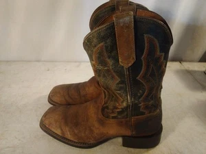 Stivali western cowboy Ariat punta quadrata stile uomo 10027207 taglia 7D sport riggin - Foto 1 di 11
